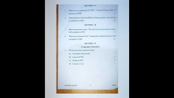 PU PGDCA 2nd sem web technologies. #webtectechnologies #pgdca #punjab #computer