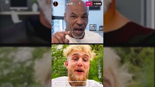 I Have To Fck You Up Jake Paul Confronts Mike Tyson On Live