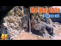 Mc Way falls full views in Big Sur CA in 4K