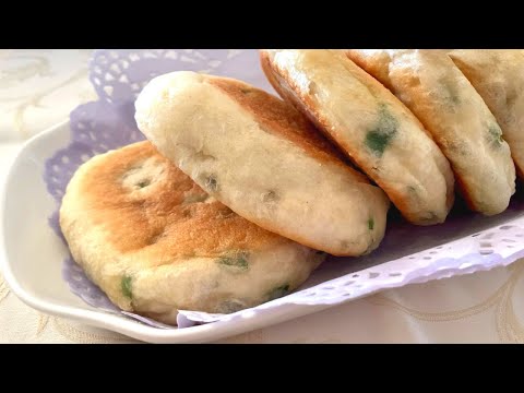 Chinese Scallion Pancake, simplified method, no knead, soft and flavourful! 