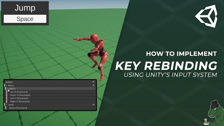 How To Implement Key Rebinding |  Unity Input System Tutorial