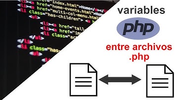PHP enviar VARIABLES de UN ARCHIVO a OTRO .php