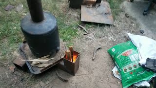 Efficient charcoal retort - update!