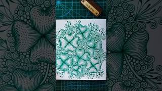 Satisfying Doodle Tutorial Zentangle Art #art#drawing #inspiration #zentangle #doodle#shorts