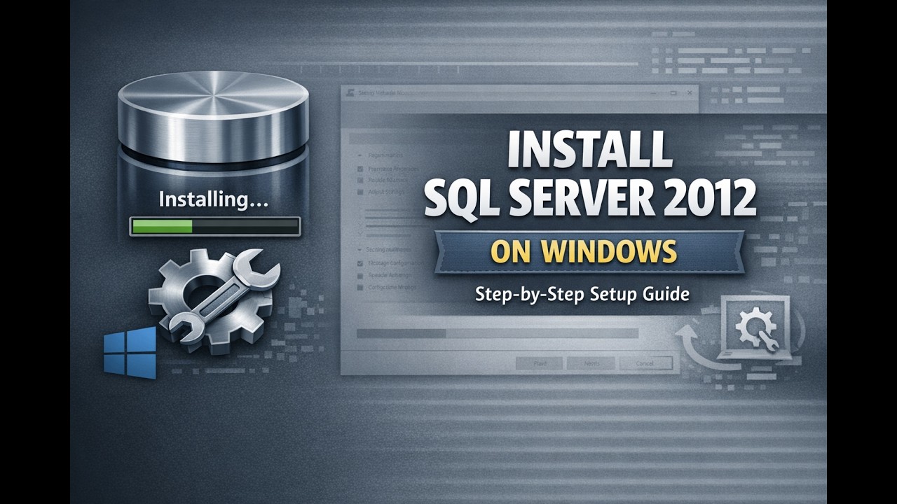 - How to Install SQL Server 2012 in Windows Easy Setup Guide - YouTube
