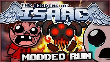 The Binding of Isaac: Rebirth - Modded Run: Blind Luck! (Godmode)