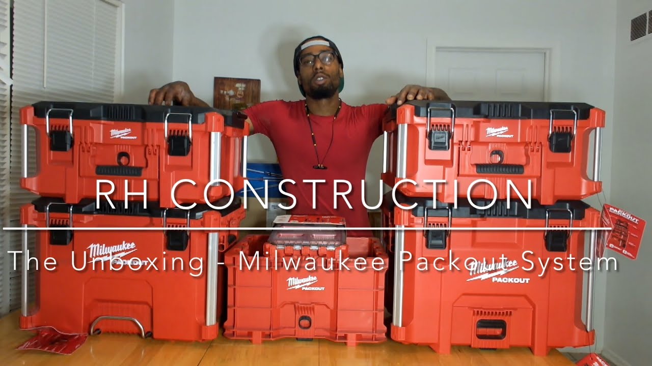 RH Construction - The Unboxing - Milwaukee Packout System - YouTube
