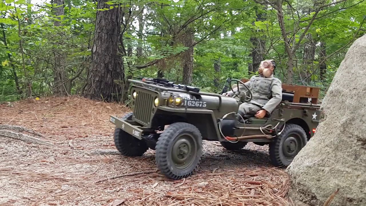 rochobby willys jeep 1/6 & custom willys day group rctrial YouTube