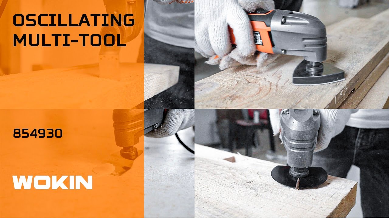 WOKIN 2.5A Oscillating Multi-tool for Cutting, Sanding, Grinding and Scraping