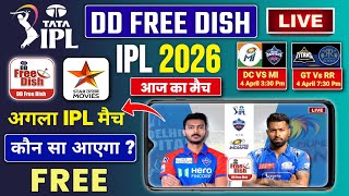 DC VS MI Next IPL Match On Star Utsav Movies Schedule Today | IPL 2026 Live On DD FREE DISH,Ipl Live screenshot 4