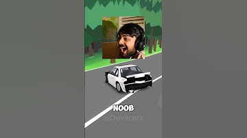 Noob VS Pro VS Hacker Montage in Gunsai - FR Legends Shorts