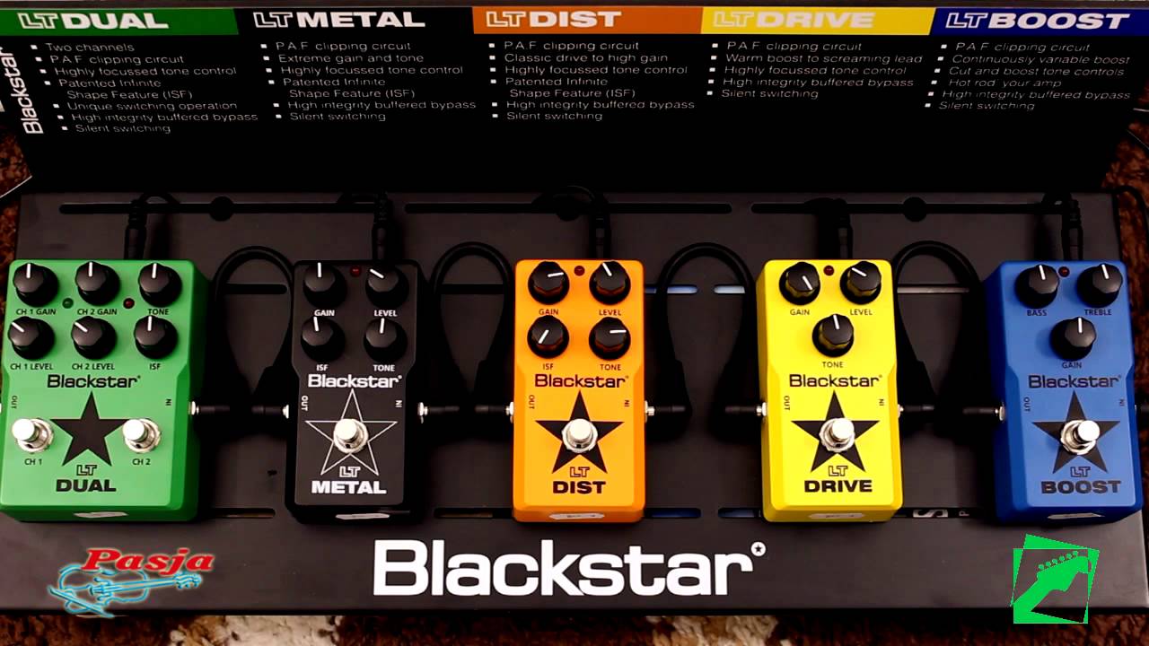 Blackstar LT Series (LT Boost, LT Drive, LT Dist, LT Metal, LT Dual) - demo, reamping test