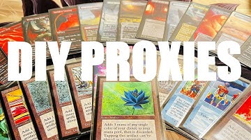 How I Print Proxies at Home | Start to Finish Full MTG Proxy Guide