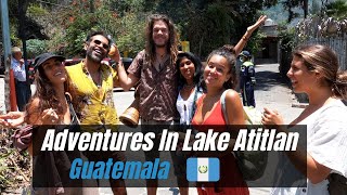 A day in the life on LAKE ATITLAN Guatemala I Kirtan, 80&#39;s party + MORE!