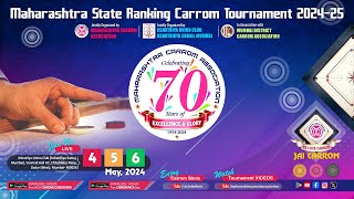 MCA Live-Inauguration: Maharashtra State Ranking Carrom Tournament 2024, Vanamali Hall, Dadar (W)