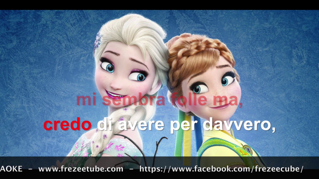 Frozen - Oggi per la prima volta - Karaoke con testo