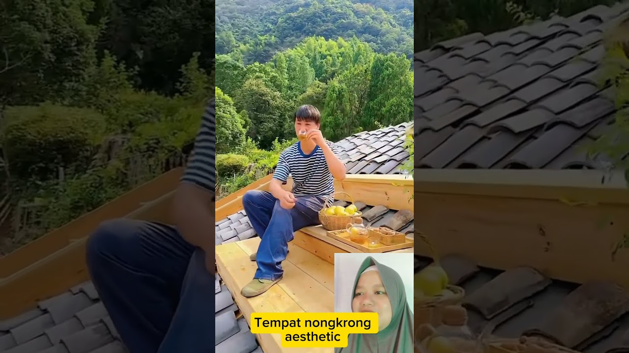 Tempat nongkrong di atas genteng 😀 