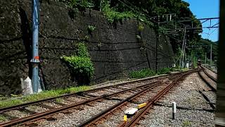 【箱根登山鉄道】電動貨車モニ、箱根湯本到着【臨時回送】