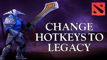 How to Change Hotkeys to Legacy in Dota 2 Game 2024?