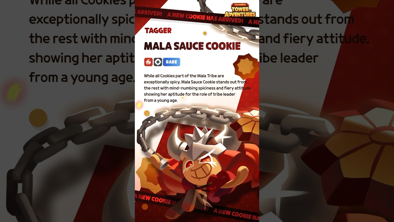 Time to spice things up! Mala Sauce Cookie is here! 🔥