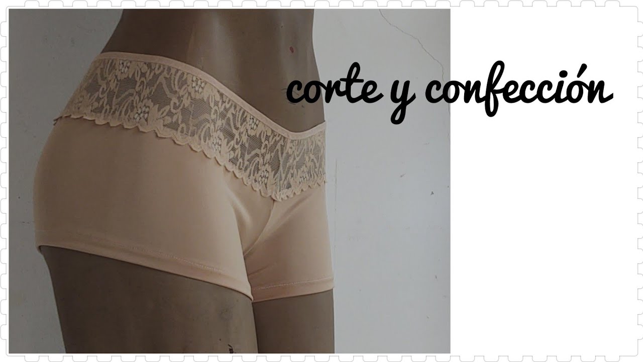 PANTY ESTILO CACHETERO CORTE Y CONFECCIÓN(PANTY style cashmere cut and tailoring)