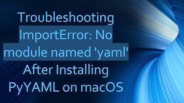 Troubleshooting ImportError: No module named 