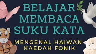 Belajar Membaca & Mengeja Phonic |  Suku Kata Haiwan [PART 2]