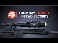 Atn tico lt  thermal clipon sight  from day to night in two seconds