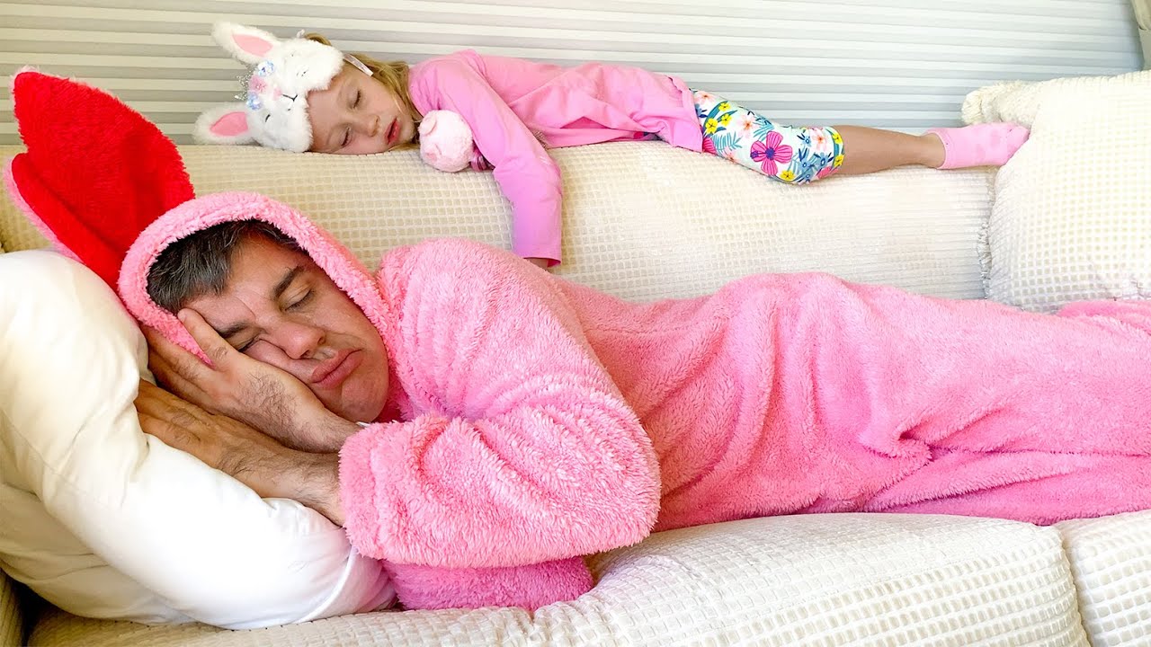 Nastya and dad - sleeping story
