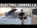 I ran the Jowua electric umbrella until the battery died! Special promo "Teslabjorn"