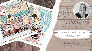 Stampin UP! Scrapbook Video, Latte Love
