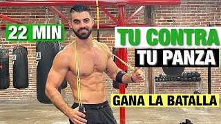 Cardio Hiit Tu Contra Tu Panza (22 MIN) Ejercicios en Casa Sin Equipo