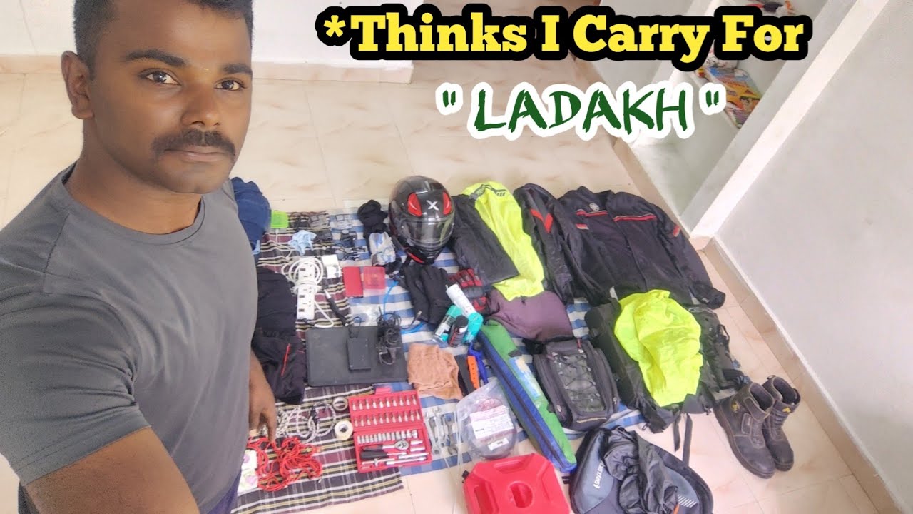Thinks to carry on ladakh trip | லடாக்கிற்கு கிளம்பிட்டேன் 😍 | prepration of ladakh