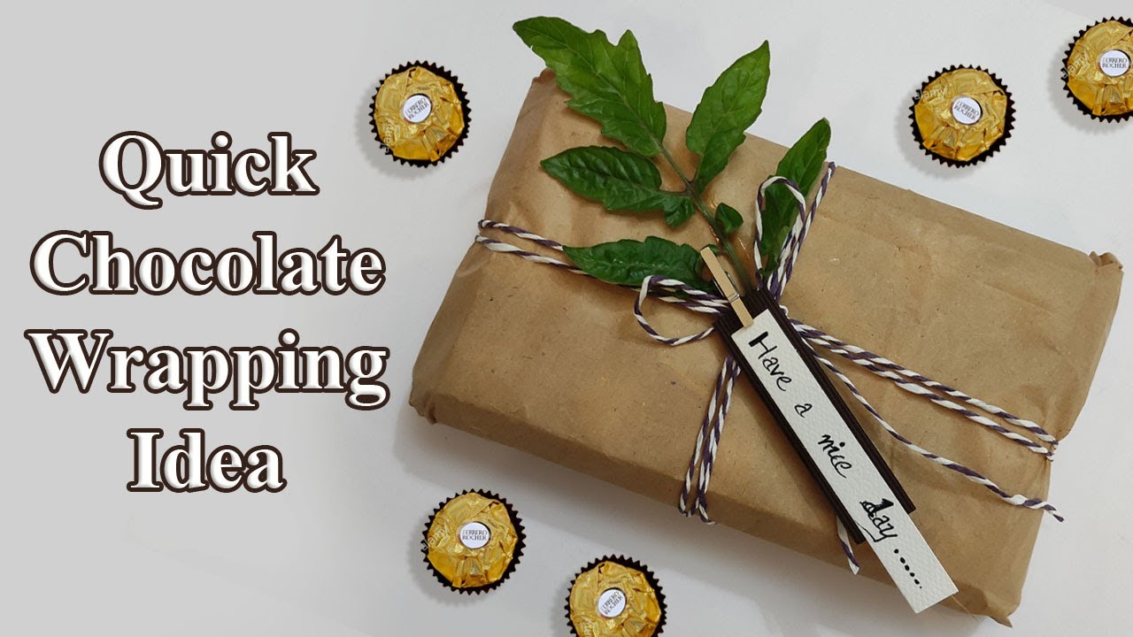 DIY Ferrero Rocher Chocolate Wrapping Idea Quick Chocolate Wrapping