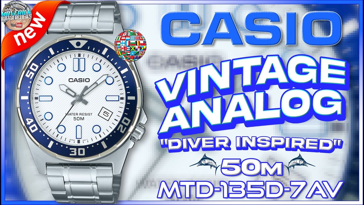 Casio Makes The Best Faux Divers! | Casio Vintage Analog Diver