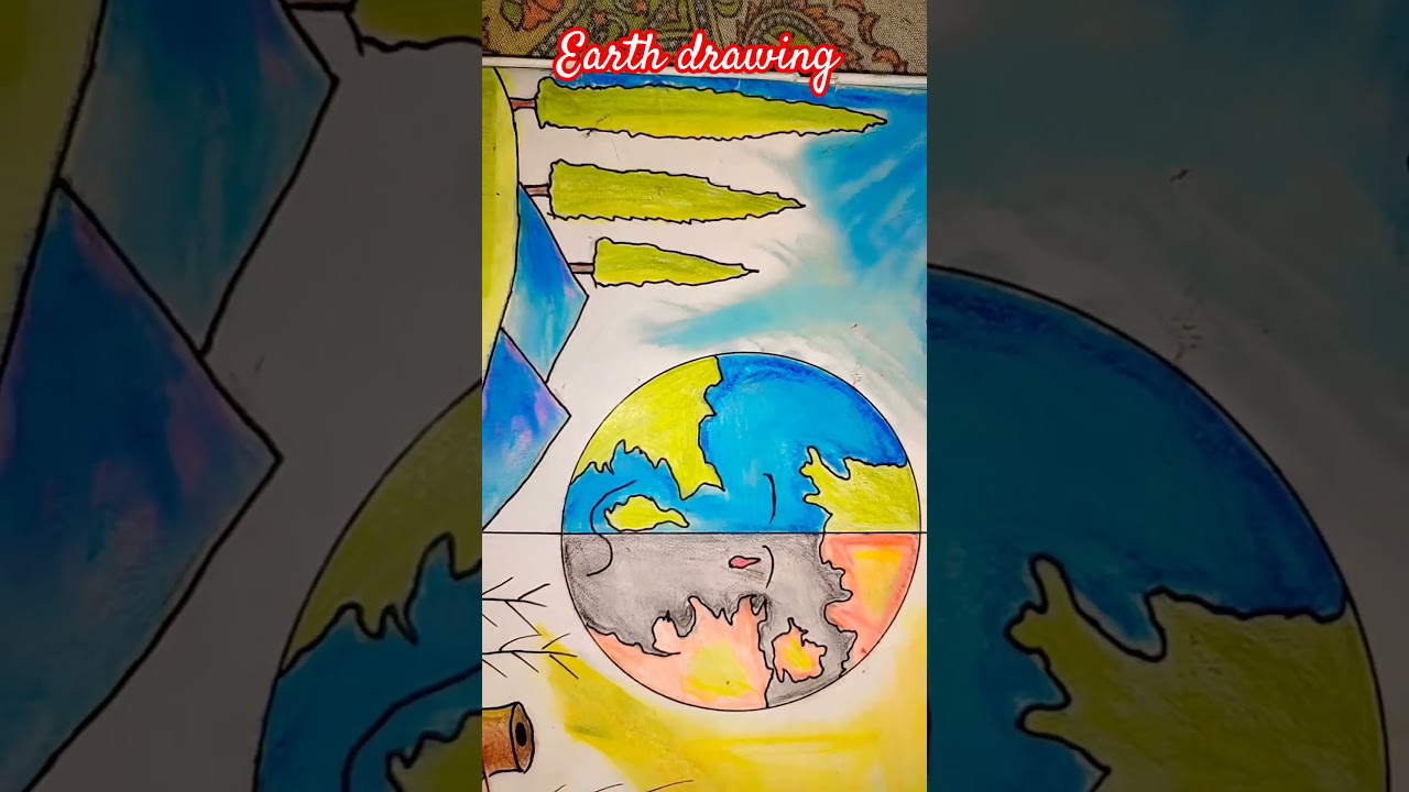 Earth drawing 🌎