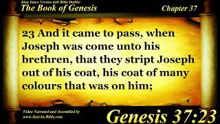 Genesis Chapter 37 - Bible Book 01 - The Holy Bible KJV Read Along Audio/Video/Text