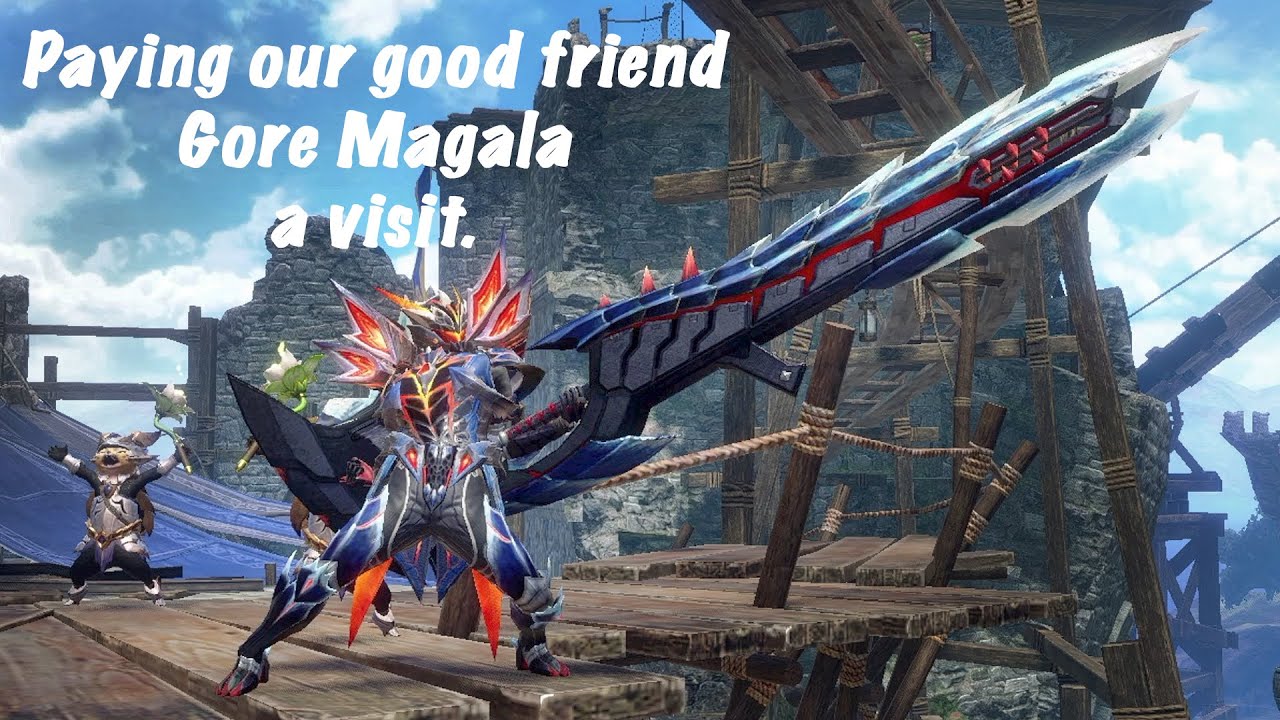 Monster Hunter Rise Sunbreak Gore Magala Lv300 Long Gunlance - YouTube