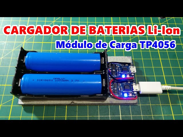 Cargador para Baterías Ion de Litio 12V