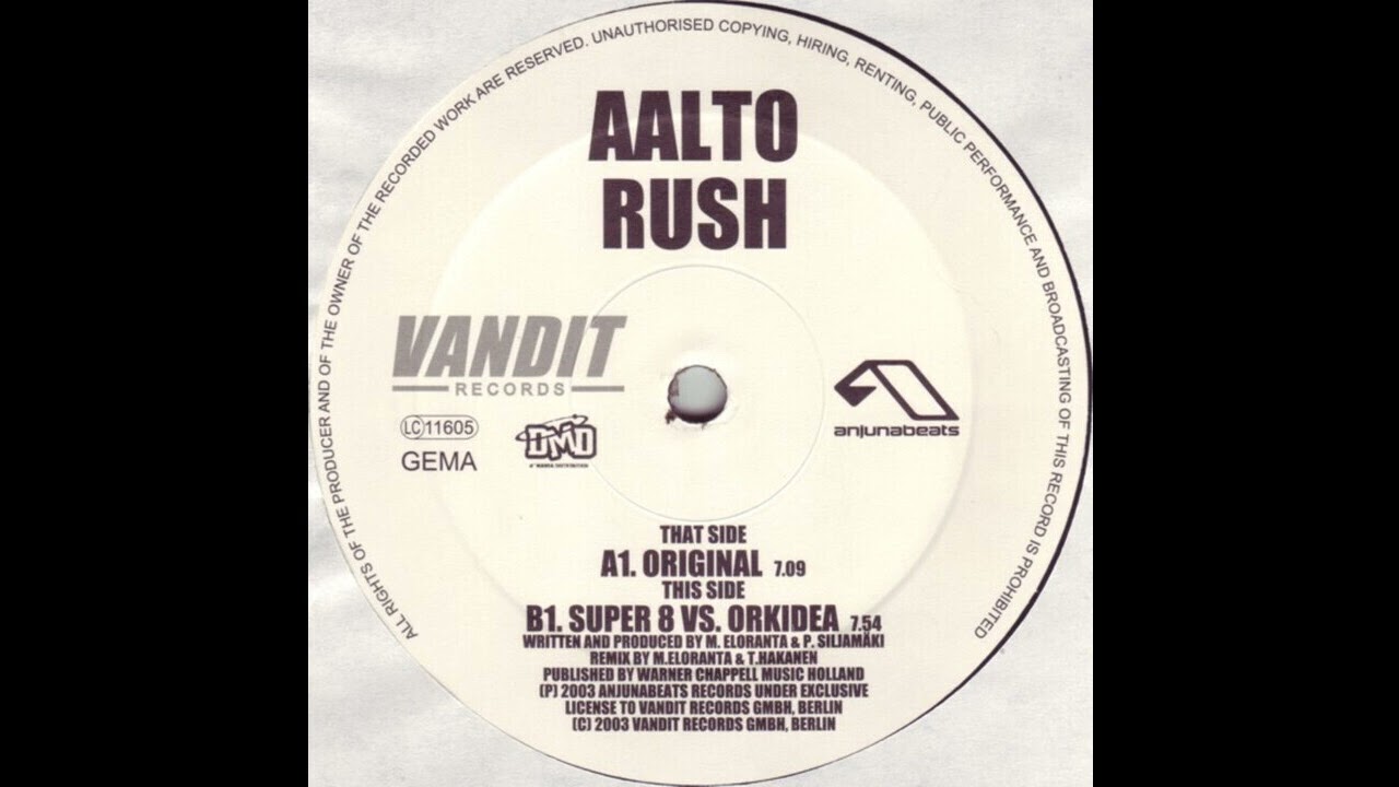 Aalto - Rush (Original Mix) 2003