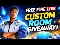 FREE FIRE LIVE CUSTOM ROOM GIVEAWAY 🔥💎 FREE FIRE DIAMOND GIVEAWAY TODAY 💥🎯 1 VS 4 CLUTCH GAMEPLAY