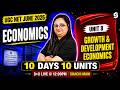 UGC NET Economics Preparation | UGC NET Economics Unit 8 | Growth & Development Economics UGC NET