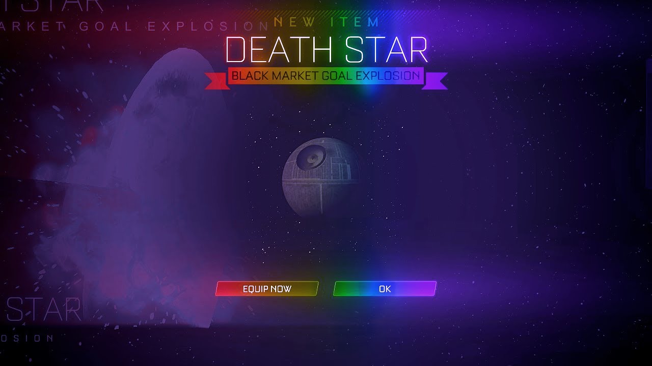 PLAYING ROCKET LEAGUE WITH THE *NEW* DEATH STAR GOAL EXPLOSION!
