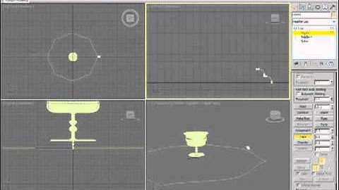 10 modeling with splines part2 - 3Ds Max Studio Tutorials