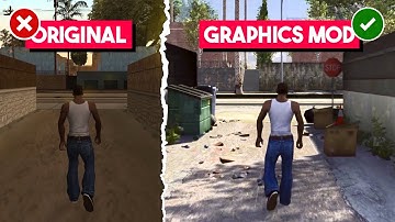 ✅ GTA San Andreas Realistic Graphics Mod (2024) For Low End PC 😍