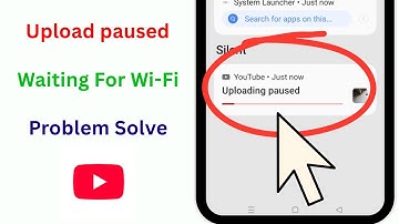 Waiting for wifi to upload youtube problem | Upload paused waiting for wifi problem solve