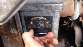 Starting A Locomotive, (Full Sequence), Emd Gp10 At The Florida Railroad Museum In Parrish, Fl
