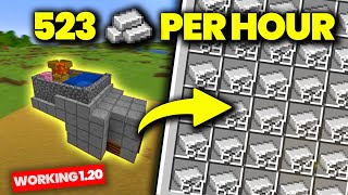 How to Make a Minecraft Iron Farm Bedrock, Java (Working 1.20)