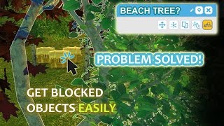 Planet Coaster | The Trick To Select Blocked/Hidden Objects!