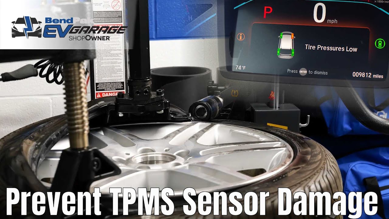 Как предотвратить повреждение датчика TPMS перед снятием шины